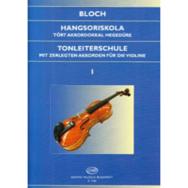 Tonleiterschule Op. 5 Vol. I Estudios de Escalas. Bloch
